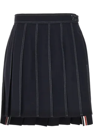 Thom Browne Spódnice, Kobieta, Niebieski, 2XS, Stylowa Gonne dla modnego wyglądu