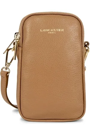 Lancaster Torebki, Kobieta, brązowy, ONE SIZE, Etui na smartfona z zamkiem błyskawicznym Dune