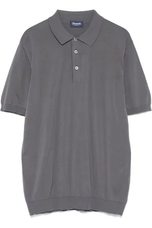 DRUMOHR Koszulki, Mężczyzna, Szary, 2XL, Szare T-shirty i Pola