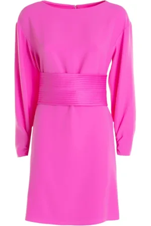 Emporio Armani Sukienki, Kobieta, Różowy, S, Luksusowa letnia sukienka