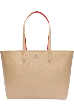 Lacoste Torebki, Kobieta, Beżowy, ONE SIZE, Skóra, Torba Anna Grenadine