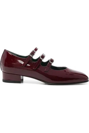 Carel Buty, Kobieta, Czerwony, 37 EU, Skóra, Baleriny Ariana Mary Jane