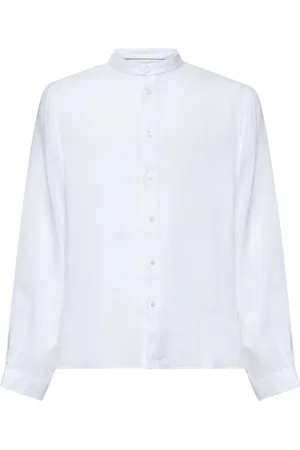 Brunello Cucinelli Koszule, Mężczyzna, Biały, M, Biała Stylowa Koszula