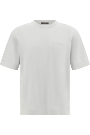 Boggi Milano Koszulki, Mężczyzna, Niebieski, L, Bawełna, Dzianinowy T-shirt z bawełny Pima