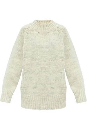 Maison Margiela Swetry, Kobieta, Zielony, S, Bawełna, Luźny golf