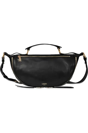LANCEL Torebki, Kobieta, Czarny, ONE SIZE, Origami Czarna Torba na Ramię