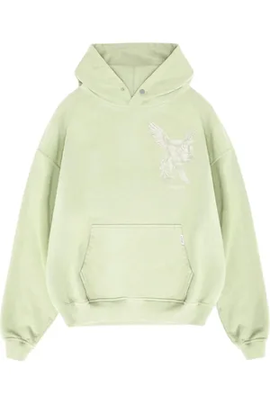 Represent Bluzy, Mężczyzna, Zielony, L, Bawełniane bluzy z kapturem dla mężczyzn i kobiet