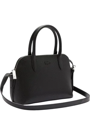 Lacoste Torebki, Kobieta, Czarny, ONE SIZE, Skóra, Chantaco Classics Czarna Torebka