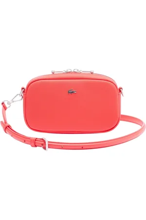 Lacoste Torebki, Kobieta, Czerwony, ONE SIZE, Skóra, Codzienna torba crossbody Daily City