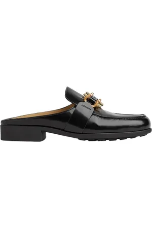 Bottega Veneta Buty, Kobieta, Czarny, 36 EU, Czarne płaskie buty z detalami złoconego metalu