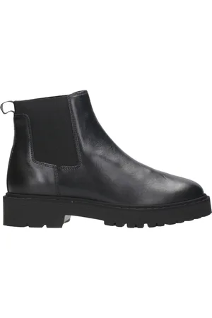 Hogan Buty, Kobieta, Czarny, 36 EU, Skóra, Eleganckie botki Chelsea Urban Elegance