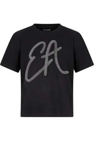 Emporio Armani Koszulki, Kobieta, Czarny, XS, Czarne T-shirty i Pola