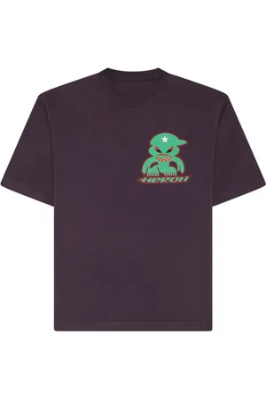 Heron Preston Koszulki, Mężczyzna, Fioletowy, XS, Monster T-Shirt z krótkim rękawem