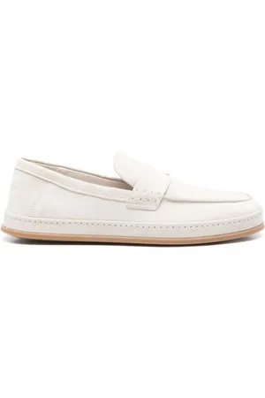 Hogan Buty, Mężczyzna, Beżowy, 45 EU, Zamsz, Mokasyny z beżowego zamszu