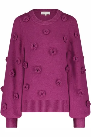 Fabienne Chapot Swetry, Kobieta, Różowy, XS, Stylowy Josefin Pullover
