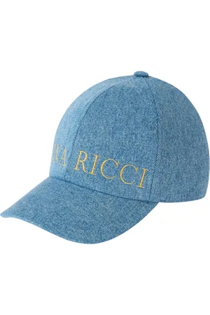 Nina Ricci Akcesoria, Kobieta, Niebieski, ONE SIZE, Denim, Denimowa Czapka