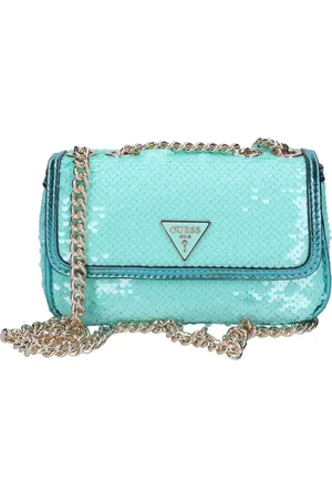Guess Torebki, Kobieta, Zielony, ONE SIZE, Skóra, Torebka Cross Body