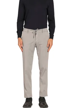 Masons Spodnie, Mężczyzna, Szary, S, Spodnie Chino Slim Fit z Dżerseju