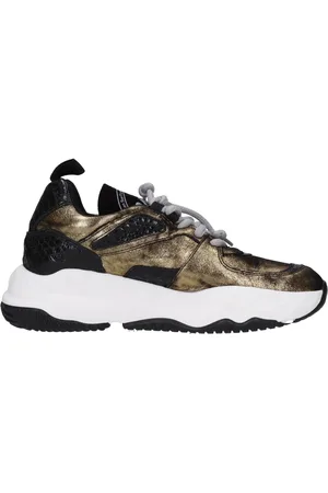 P448 Buty, Kobieta, Wielobarwność, 37 EU, Skóra, Skórzane Sneakersy