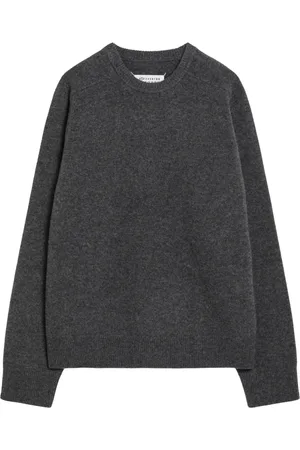 Maison Margiela Swetry, Kobieta, Czarny, M, Koszulka z Okrągłym Dekoltem