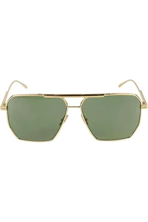 Bottega Veneta Akcesoria, unisex, Żółty, ONE SIZE, Stylowe Bv 1012S Okulary przeciwsłoneczne