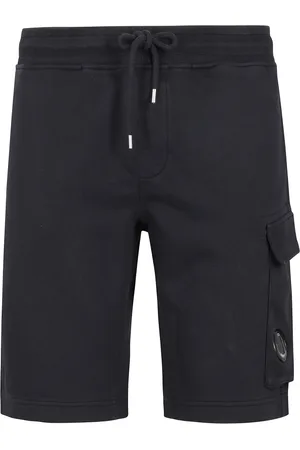 C.P. Company Szorty, Mężczyzna, Niebieski, L, Logo Fleece Shorts
