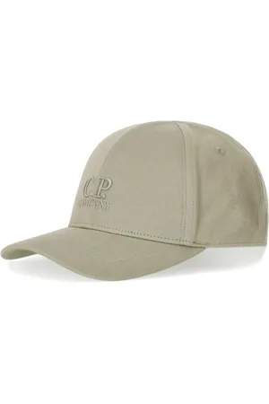 C.P. Company Akcesoria, Mężczyzna, Szary, ONE SIZE, Vintage Khaki Baseball Cap