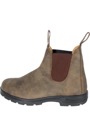 Blundstone Buty, Mężczyzna, brązowy, 43 EU, Skóra, Rustykalne brązowe skórzane botki Chelsea
