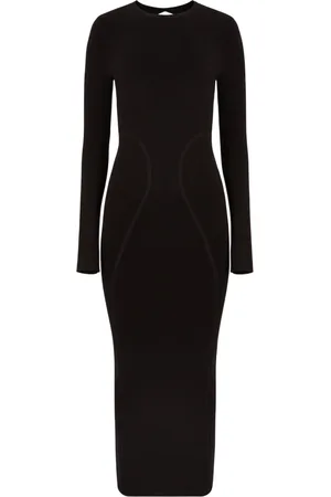 Nina Ricci Sukienki, Kobieta, Czarny, 2XL, Elegancka czarna sukienka maxi z odkrytymi plecami