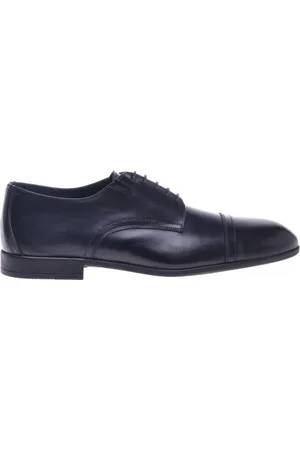 BALDININI Buty, Mężczyzna, Niebieski, 41 EU, leather lace-up