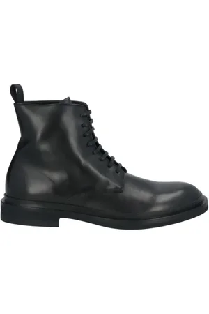 Officine creative Buty, Mężczyzna, Czarny, 43 1/2 EU, Sznurowane Botki