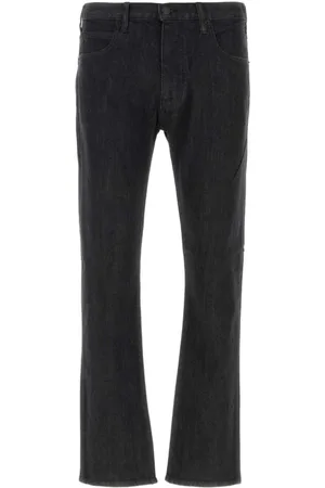 Emporio Armani Jeansy, Mężczyzna, Czarny, W32, Denim, Czarne dżinsy z rozciągliwym denimem