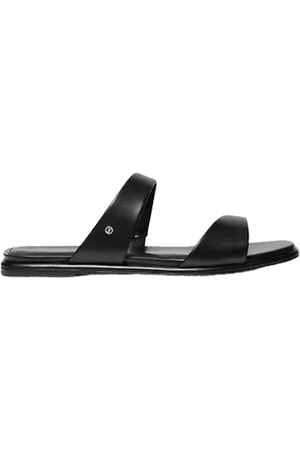 Michael Kors Buty, Kobieta, Czarny, 35 1/2 EU, Klasyczne skórzane sandały Jaida
