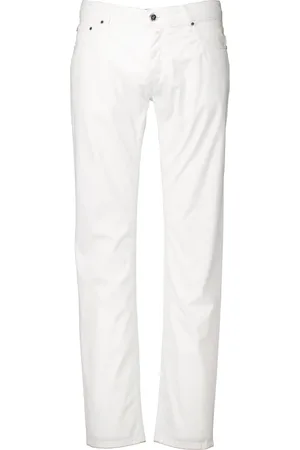 Hand Picked Jeansy, Mężczyzna, Biały, W33, Ravello Jeansy