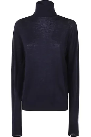 EXTREME CASHMERE Swetry, Kobieta, Niebieski, ONE SIZE, Kaszmir, Delikatny Sweter z Kaszmiru Thunder