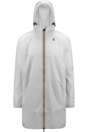 K-Way Kurtki, Mężczyzna, Szary, S, Eiffel Unisex Płaszcz przeciwdeszczowy