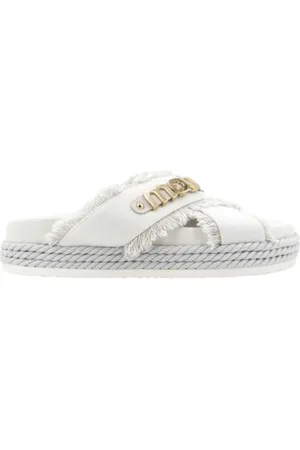 Mou Buty, Kobieta, Biały, 40 EU, Zamsz, Sliders