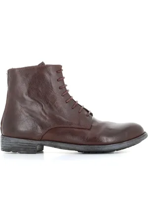 Officine creative Buty, Kobieta, brązowy, 37 EU, Skóra, Sznurowane botki