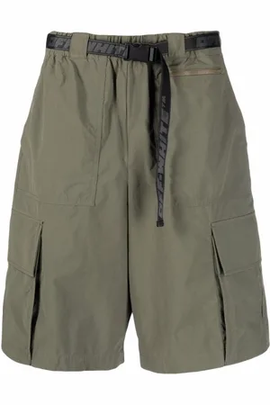 OFF-WHITE Szorty, Mężczyzna, Zielony, S, Industrial Belt Cargo Shorts