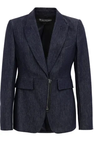 Tom Ford Kurtki, Kobieta, Niebieski, L, Jacket