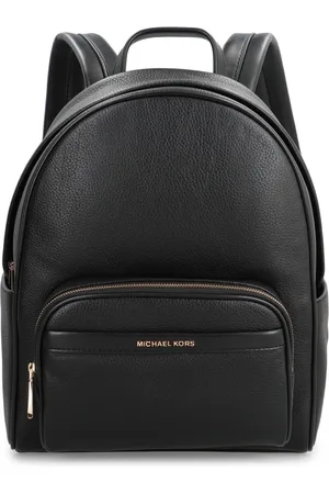 Michael Kors Torebki, Kobieta, Czarny, ONE SIZE, Plecak z Kornistą Skórą i Regulowanymi Paskami