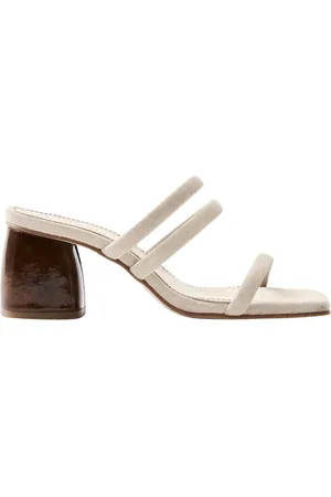 ALOHAS Buty, Kobieta, Beżowy, 36 EU, Zamsz, Indiana Skórzane Sandały