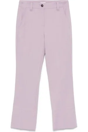 Brunello Cucinelli Spodnie, Kobieta, Fioletowy, M, Stylowe spodnie dla mężczyzn