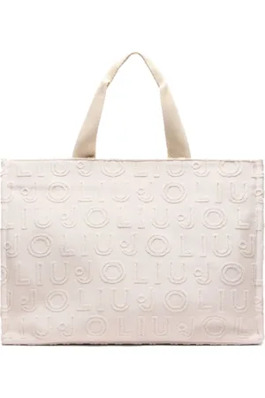 Liu Jo Torebki, Kobieta, Różowy, ONE SIZE, Bawełna, Torba Torebka Jacquard Plain