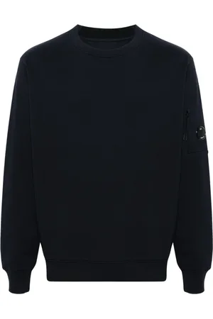 C.P. Company Bluzy, Mężczyzna, Niebieski, M, Niebieski Sweter Męski