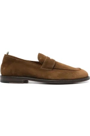 Officine creative Buty, Mężczyzna, brązowy, 43 EU, Skóra, Penny Mokasyny