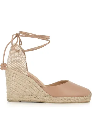 Castaner Buty, Kobieta, Beżowy, 38 EU, Beżowe Espadryle z Podeszwą z Juty