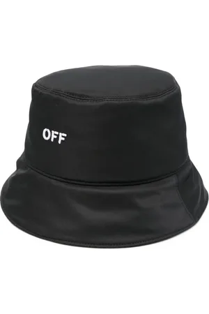 OFF-WHITE Akcesoria, Mężczyzna, Czarny, M, Czapka z Haftowanym Logo