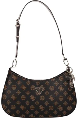 Guess Torebki, Kobieta, brązowy, ONE SIZE, Noelle Top Zip Torba na Ramię Hwpt 78