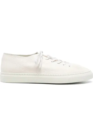 Officine creative Buty, Mężczyzna, Biały, 44 EU, Skóra, Skórzane Sneakersy Essence 002 Style